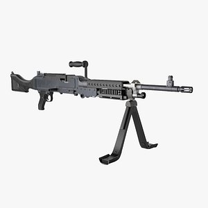 M240B Machine Gun 3D model