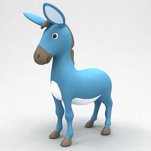 3d model donkey