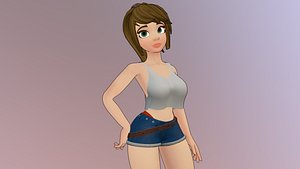 3D model Stylized Female