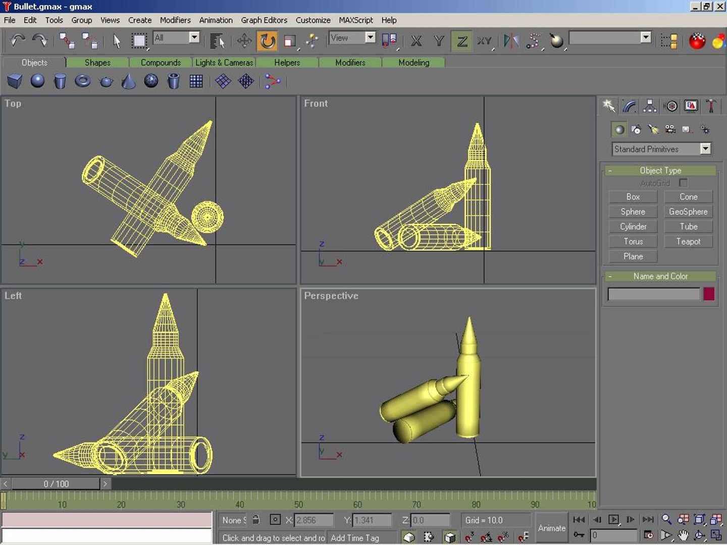 3d Bullet Model