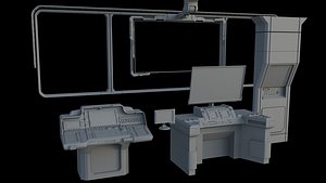 3D Sci-Fi Control Panels