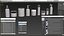 Cosmetic Package Set Black