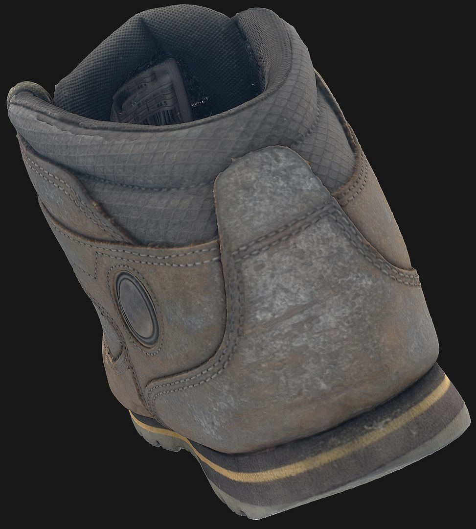 3D Boot Shoe Footwear - TurboSquid 1384771