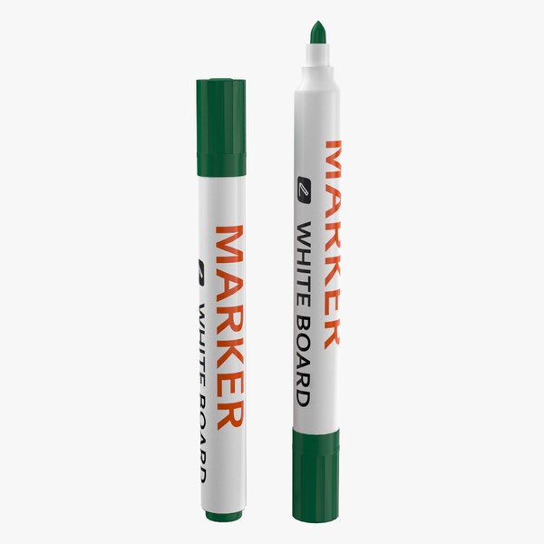 green marker white board model