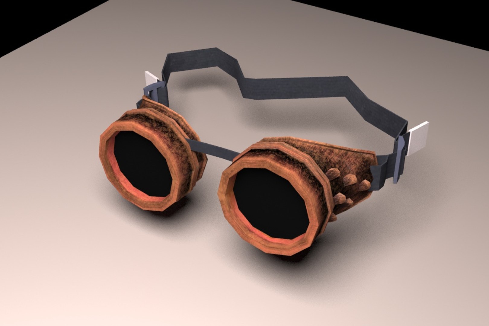 3D Steampunk Punk Glass - TurboSquid 1396717