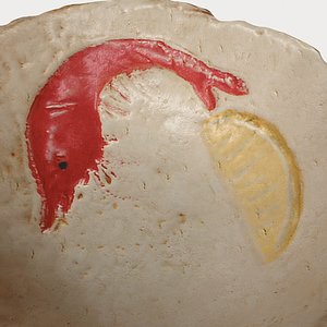 Ceramic bowl with sea animal detail  Zara Home 3D