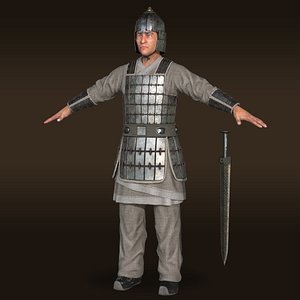 3D Soldiers of Han Dynasty of China