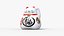 Estatua de Maneki Neko (blanca)