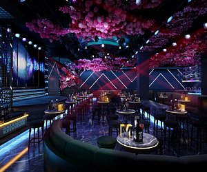 3D BAR KARAOKE Scene Collection model