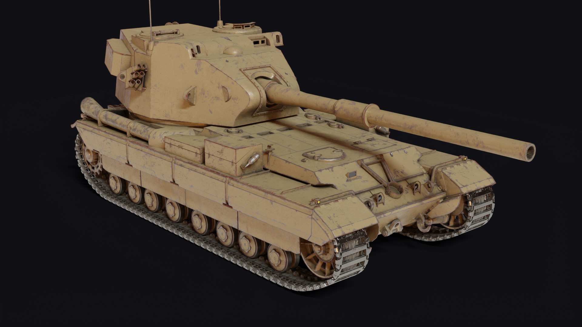 FV215b 3D Model - TurboSquid 1841283