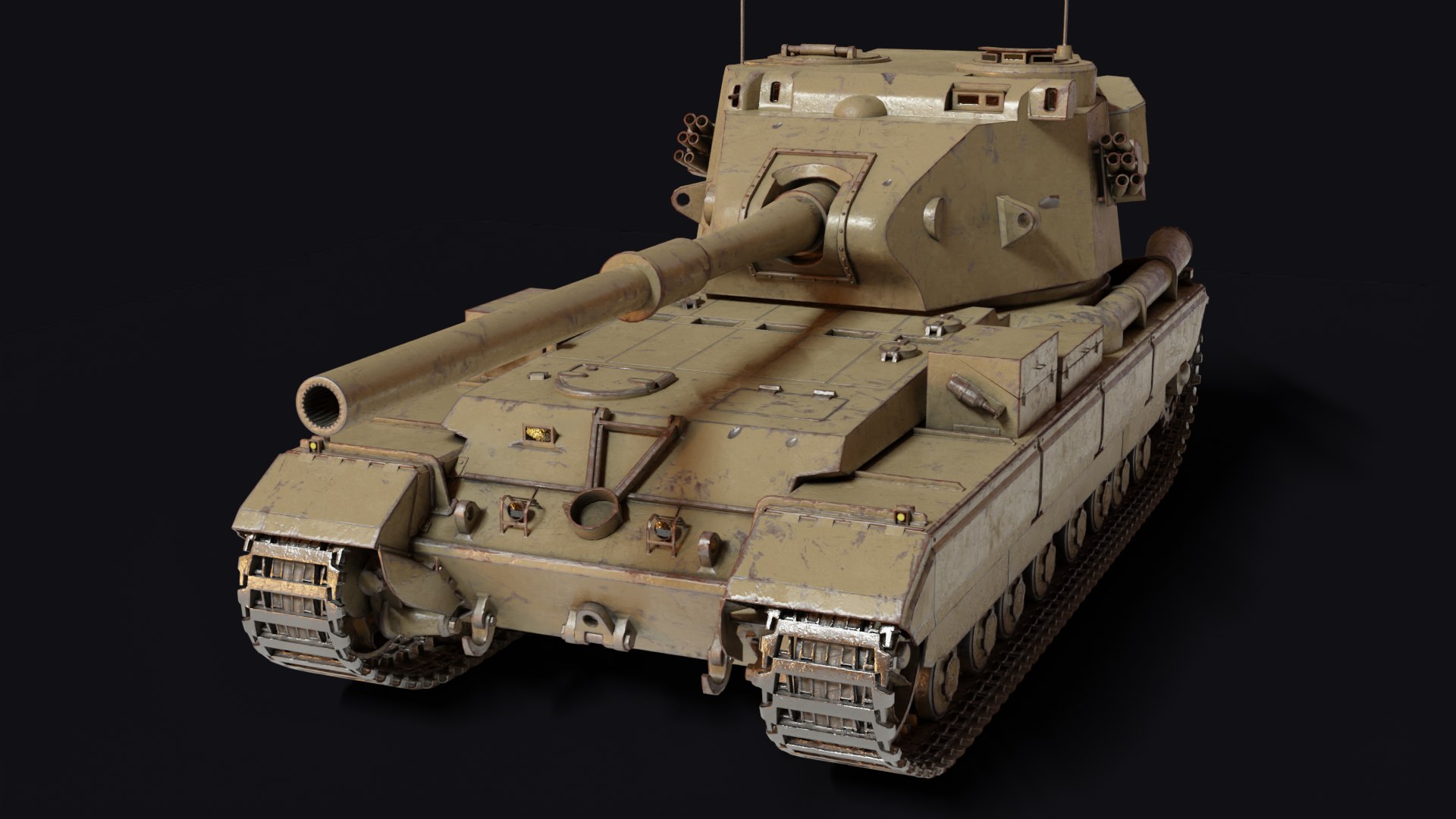 FV215b 3D Model - TurboSquid 1841283