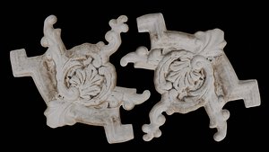 Baroque Wall Ornament Scan