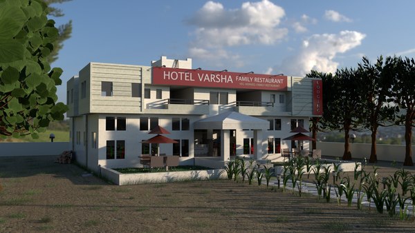 Hotel model 3D model