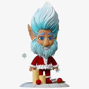 Man Dwarf Elf Orc Gnome New Year 3D model