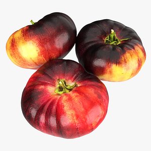 Black Krim tomato 3D model