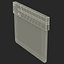 3d clapboard modeled