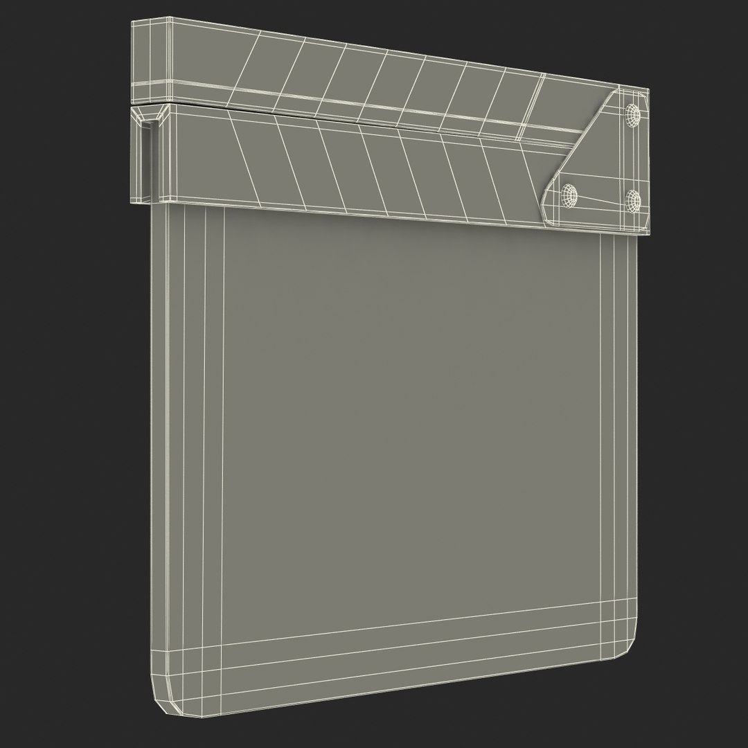 3d clapboard modeled https://p.turbosquid.com/ts-thumb/4o/lG5rTS/To6j2oJ5/3dmodelofclapboard25/jpg/1432699160/1920x1080/fit_q87/da563e11c738c651c12744bb45504d65721d49b5/3dmodelofclapboard25.jpg