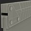 3d clapboard modeled