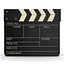 3d clapboard modeled