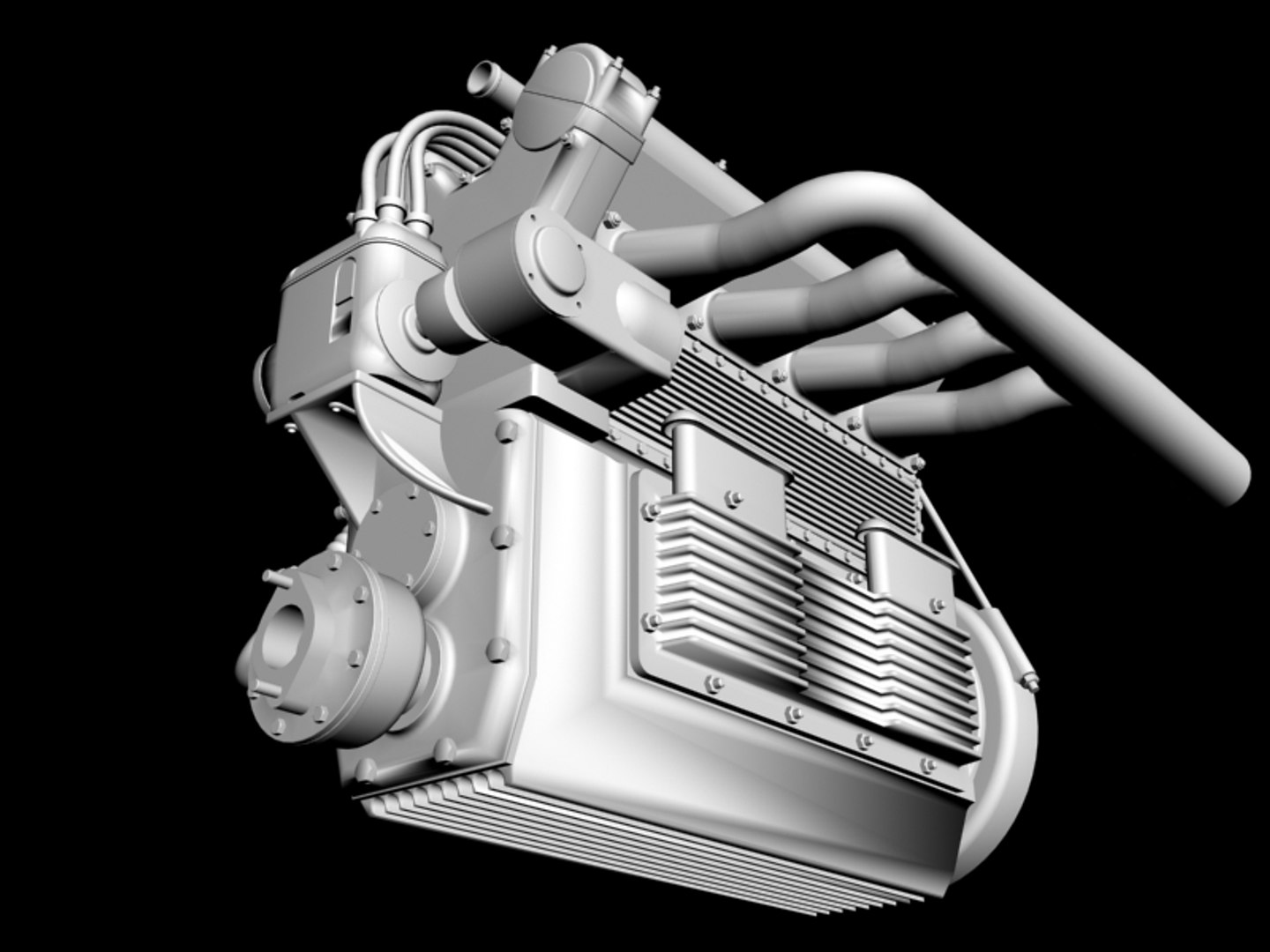 Dxf Offenhauser Engine