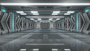 Sci Fi Room 3D model
