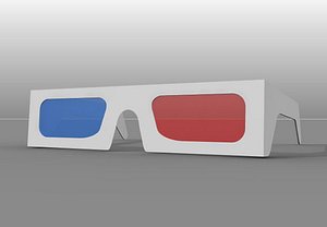 3d model vintage glasses