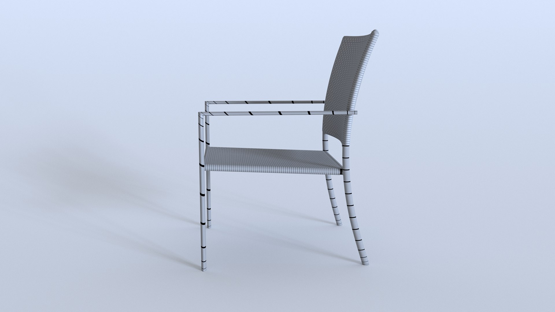 3D Closed Rope Chair model - TurboSquid 1875801