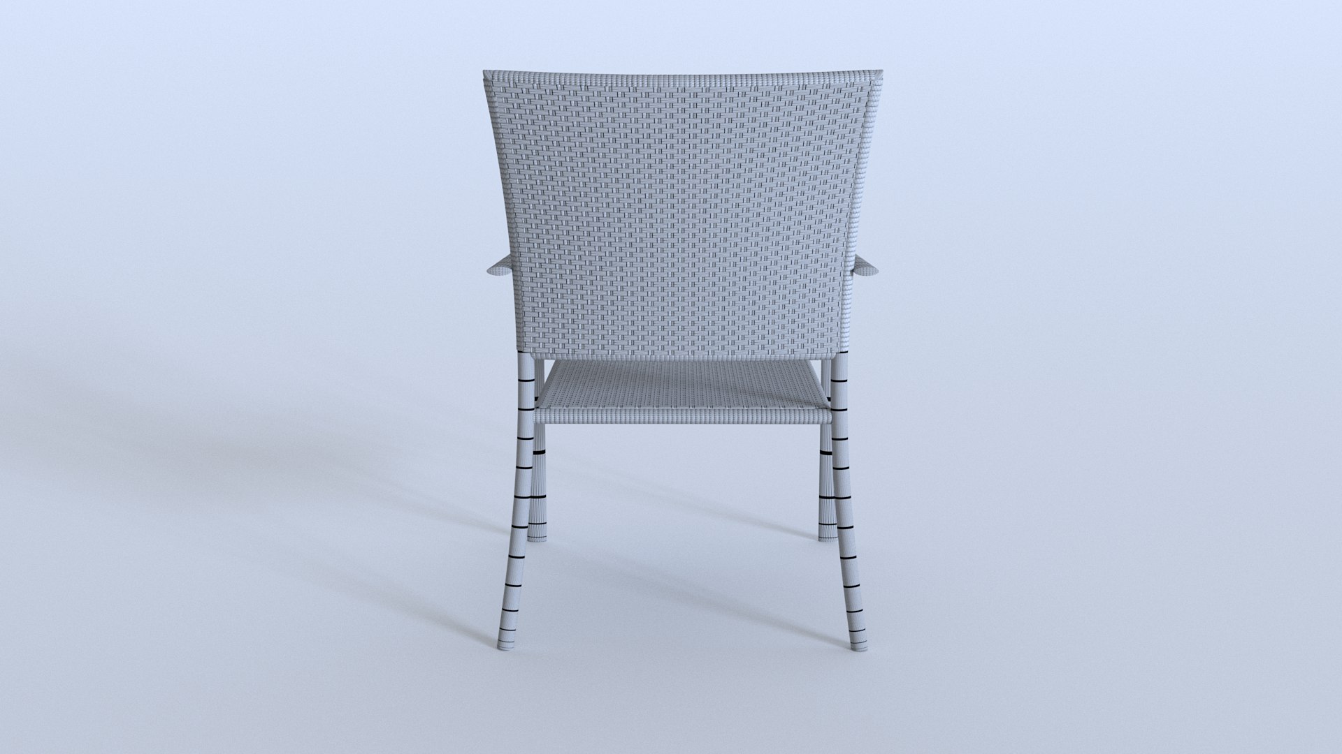 3D Closed Rope Chair model - TurboSquid 1875801