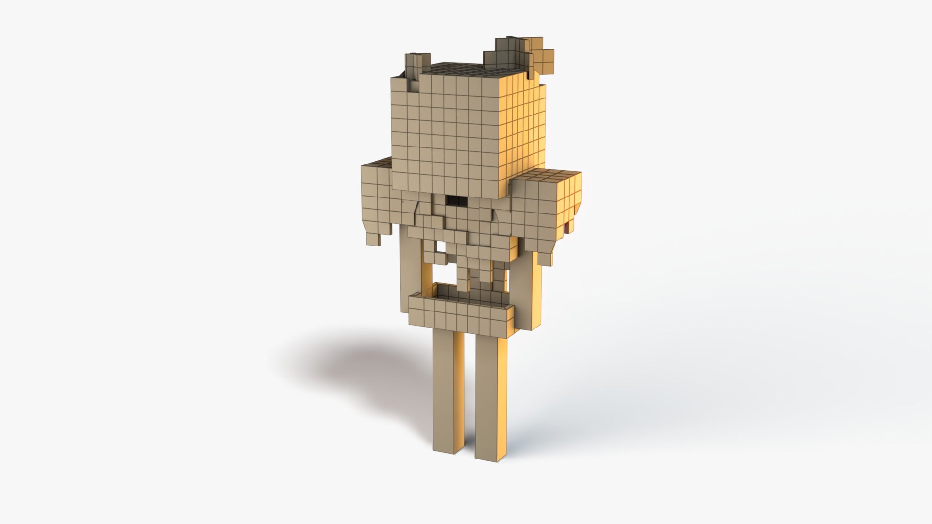 3D Model Minecraft Bogged - TurboSquid 2529770