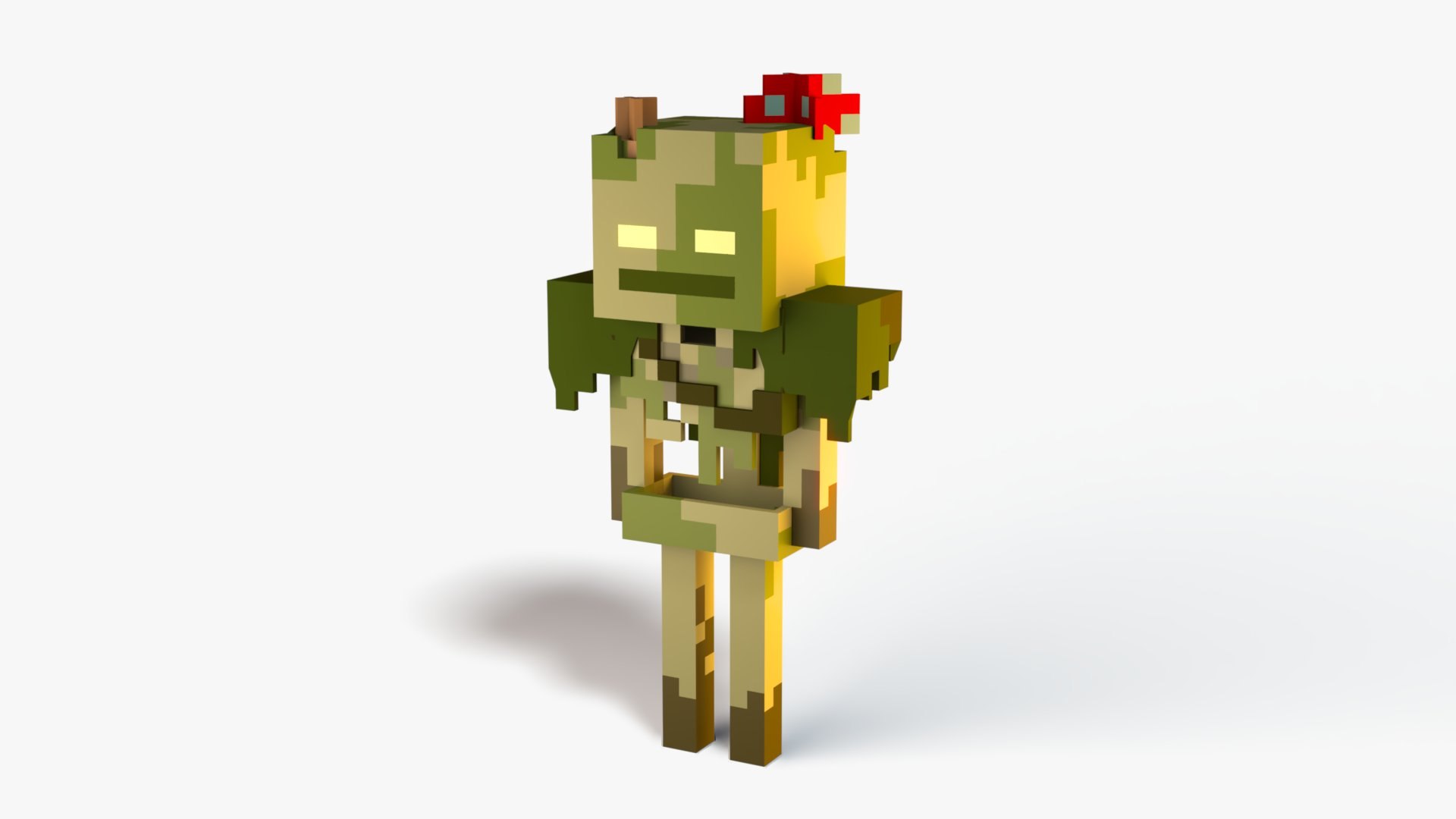 3D Model Minecraft Bogged - TurboSquid 2529770