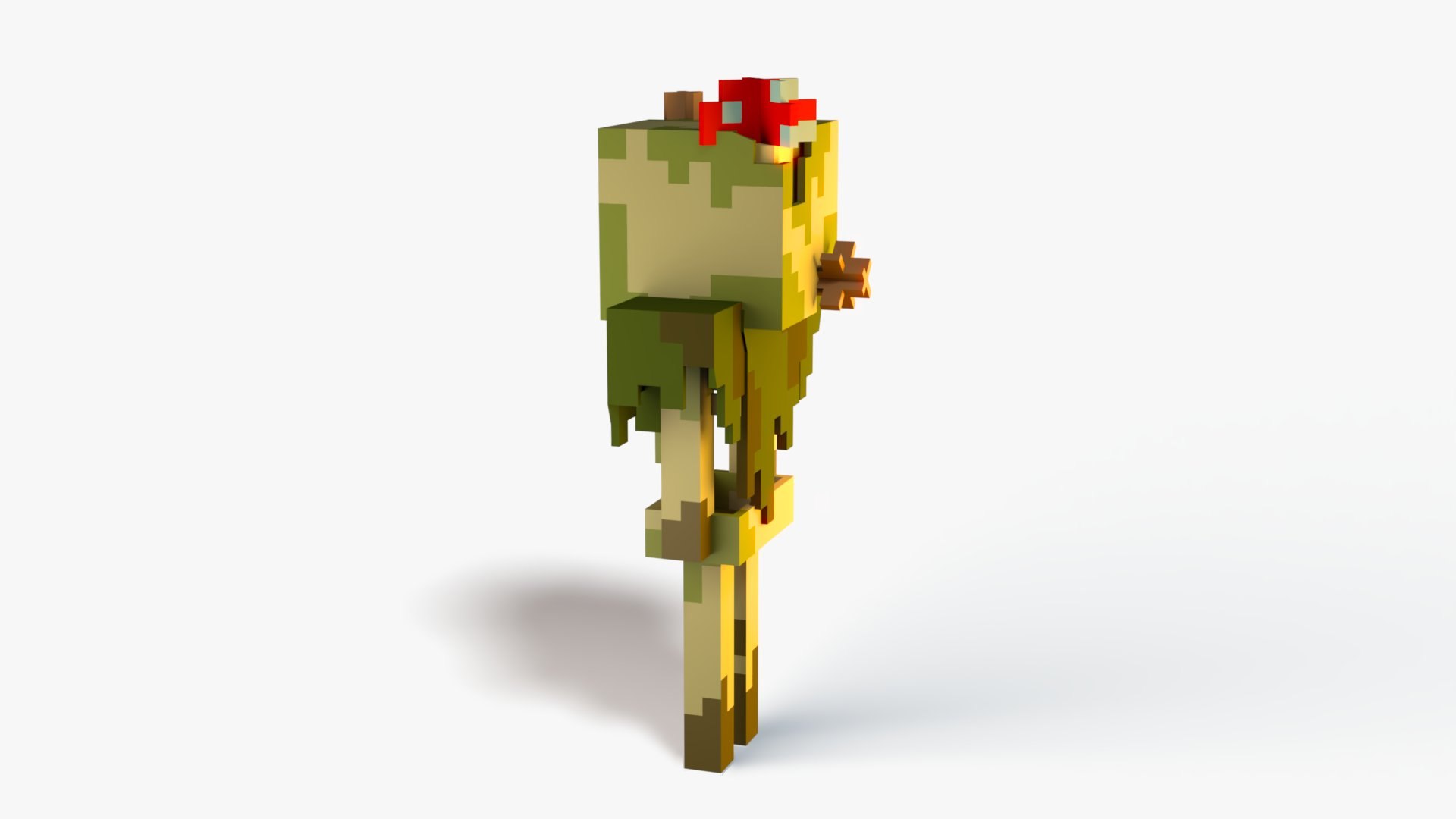 3D Model Minecraft Bogged - TurboSquid 2529770
