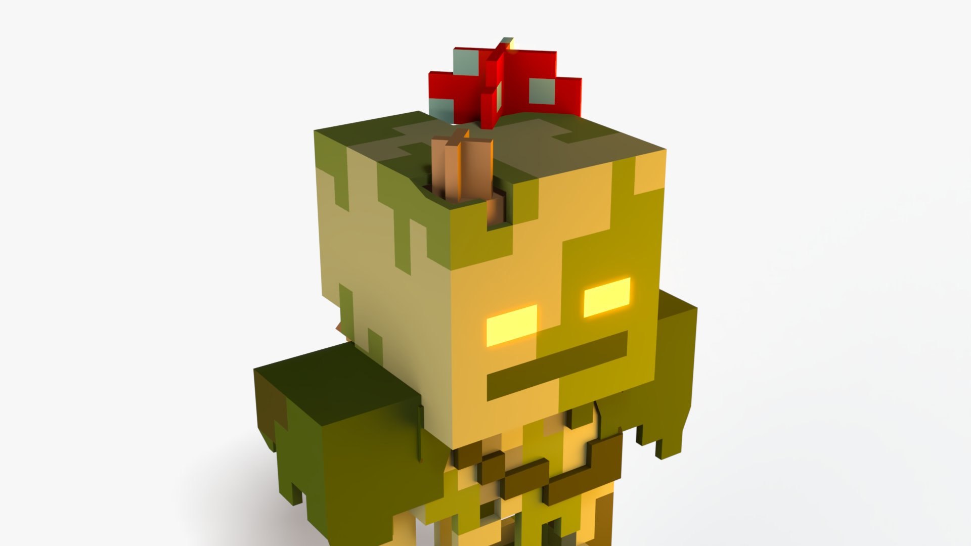 3D Model Minecraft Bogged - TurboSquid 2529770