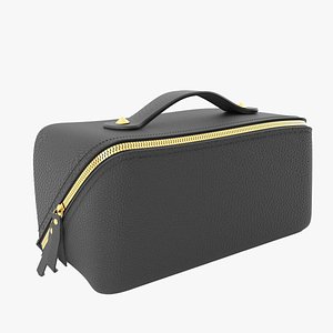 Leather Cosmetic Bag 3d Model Ready to Render in Blender 3D
