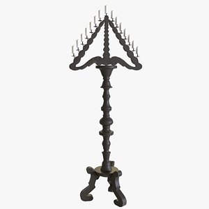 Candlestick holder 3D model