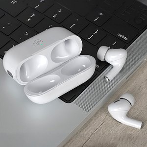 3D Apple AirPods Pro 2 USB-C model