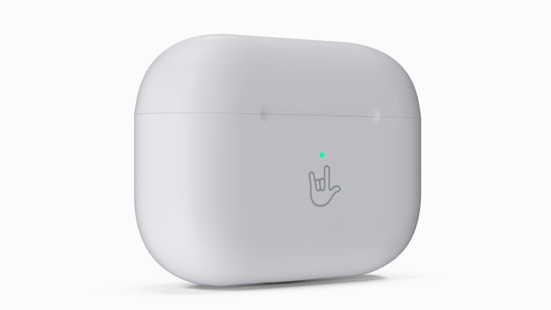 Apple AirPods Pro 2 USB-C 3D model preview
