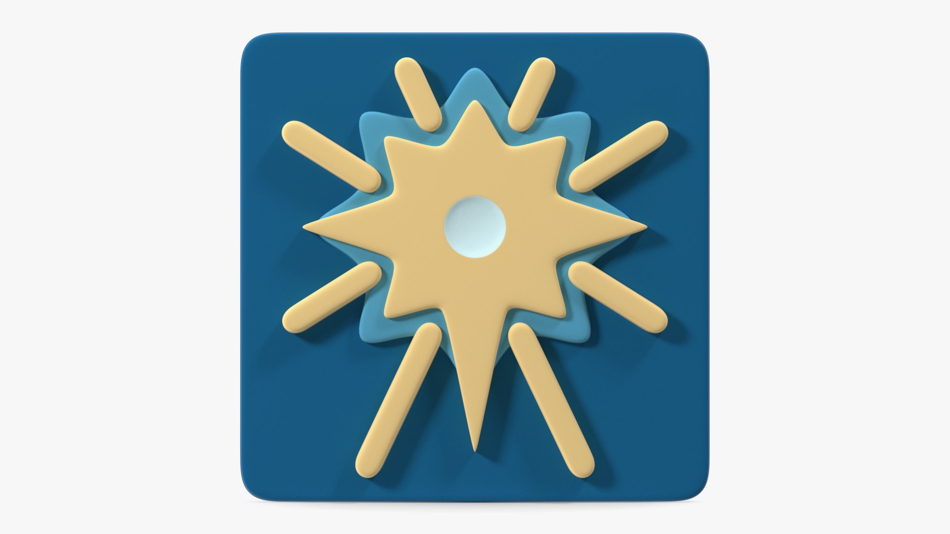 Fireworks Emoji 3D model preview