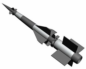 free missile 3d model