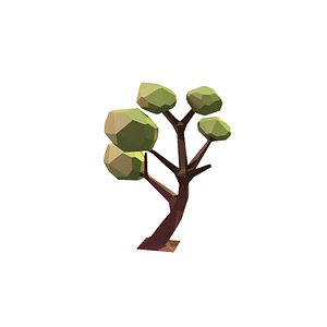 LoPoly tree 3D
