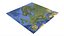Europe large scale detailed terrain landscape map PBR