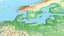 Europe large scale detailed terrain landscape map PBR