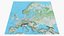 Europe large scale detailed terrain landscape map PBR