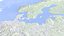 Europe large scale detailed terrain landscape map PBR