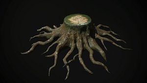tree stump 3D