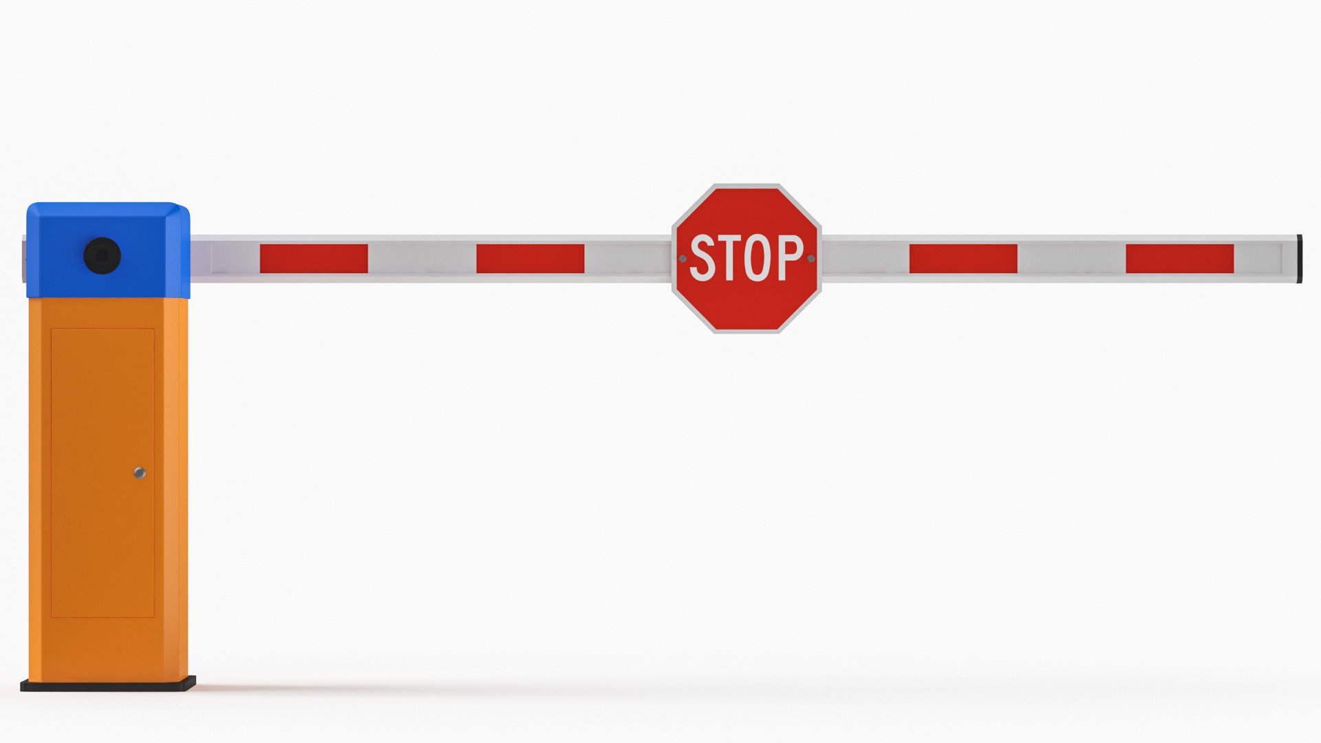 3D Car Barrier Gate 01 Model - TurboSquid 2042284