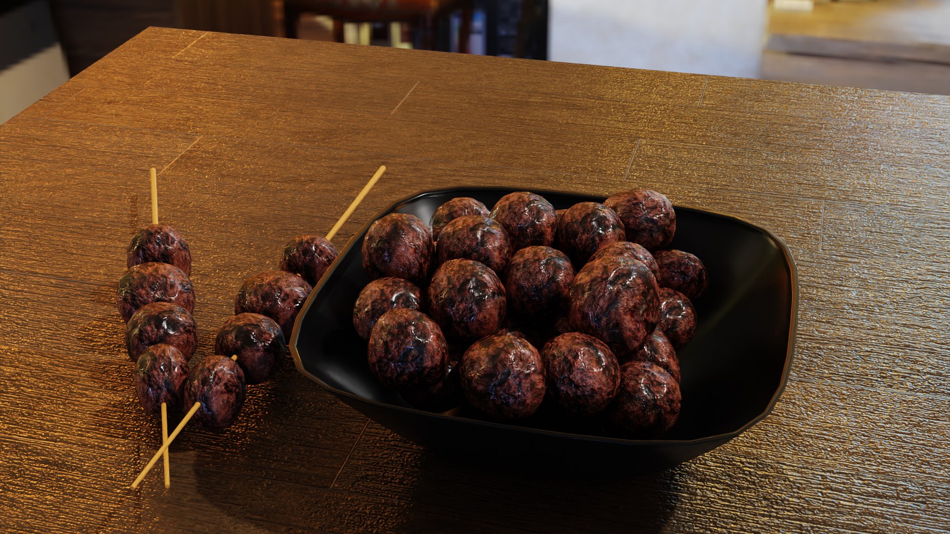 3D Meat Ball Model - TurboSquid 2410561