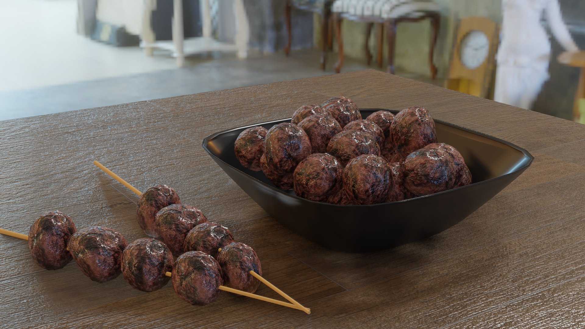 3D Meat Ball Model - TurboSquid 2410561