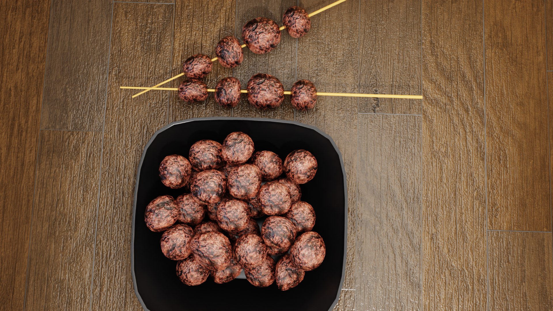 3D Meat Ball Model - TurboSquid 2410561
