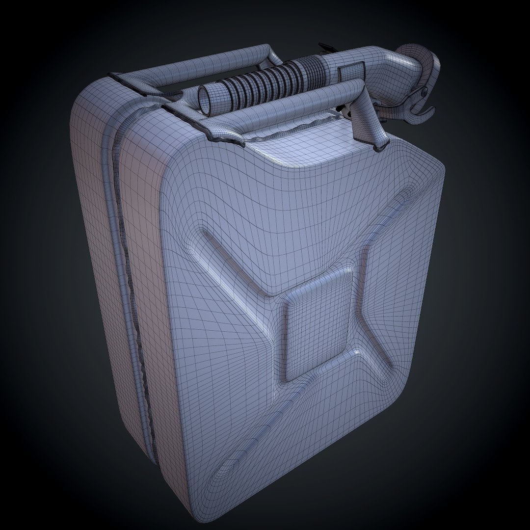 3d Jerrycan Fuel Model