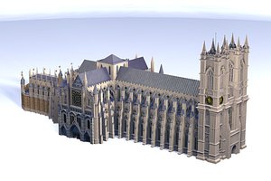3d model of westminster abbey church